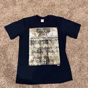 Supreme Martin Wong Iglesia Pentecostal Tee~Black~Size Medium